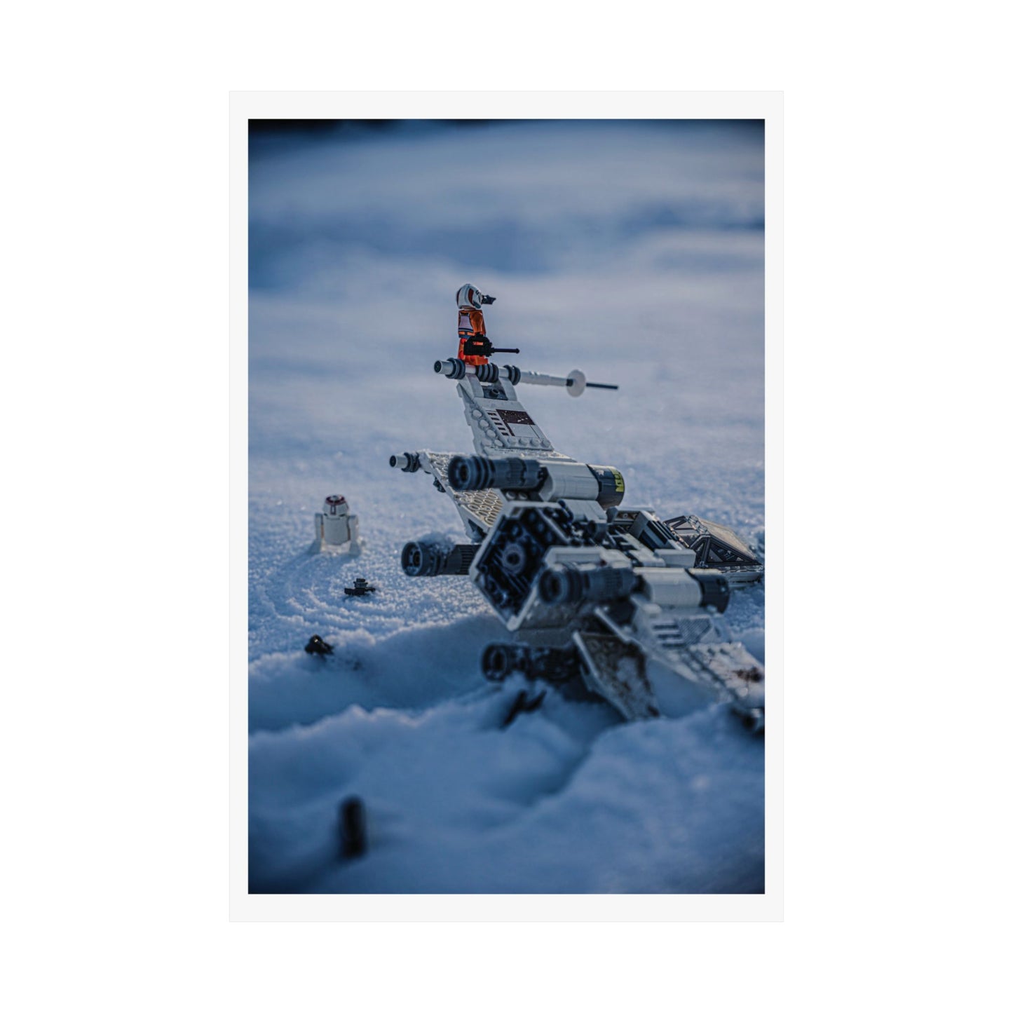 Crashed Rebel Fighter - Toy Photography Print