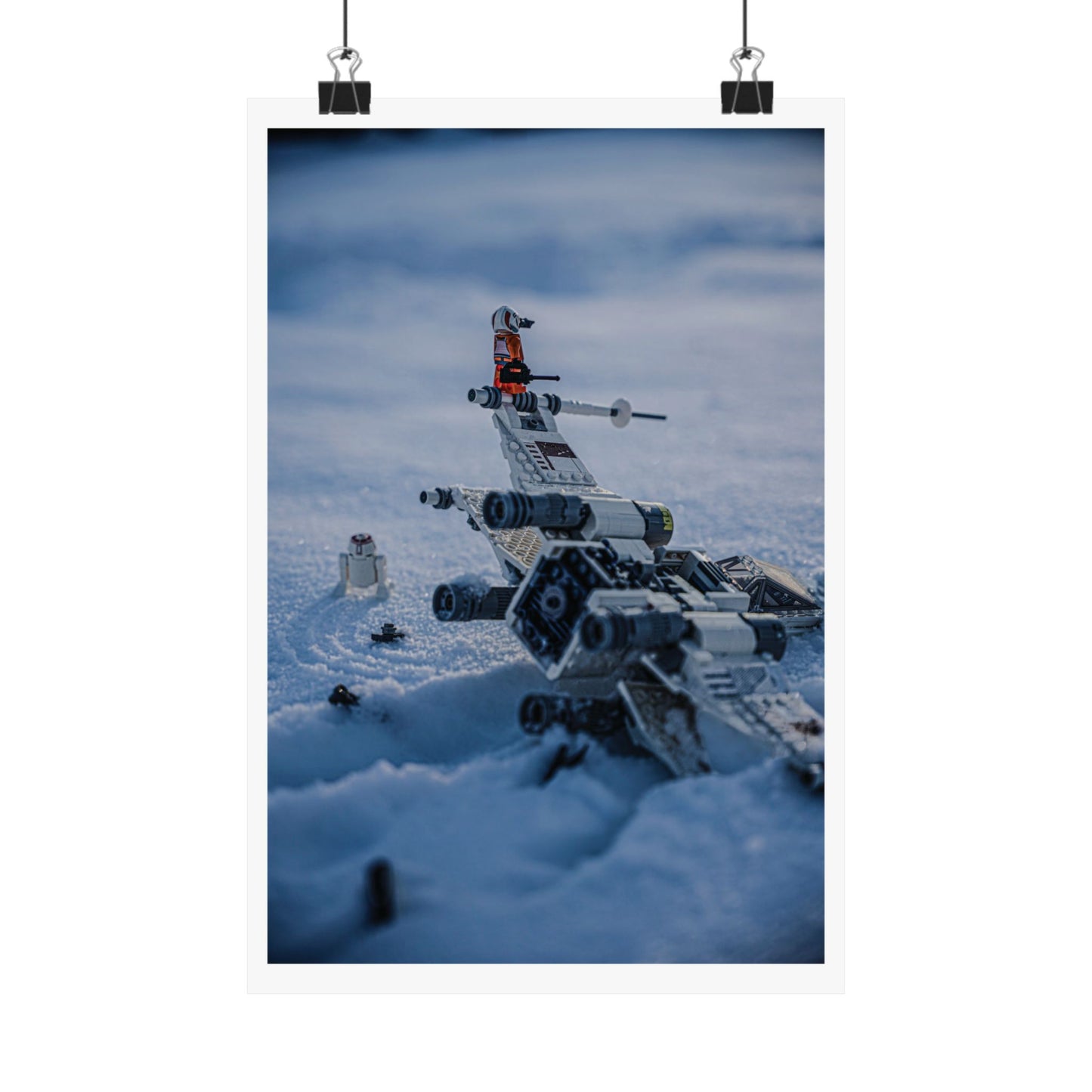 Crashed Rebel Fighter - Toy Photography Print