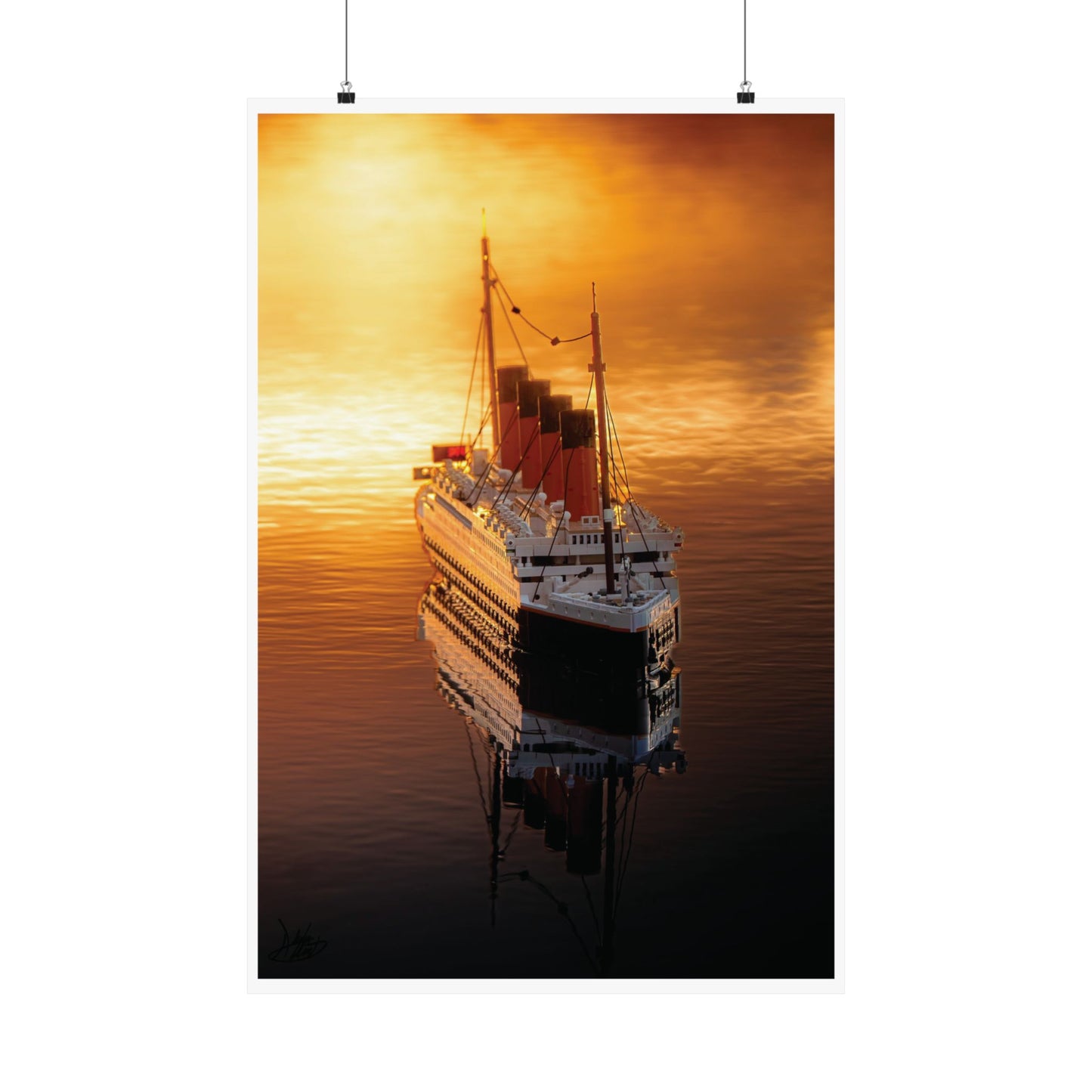 "The Titanic" - Lego Photography Print