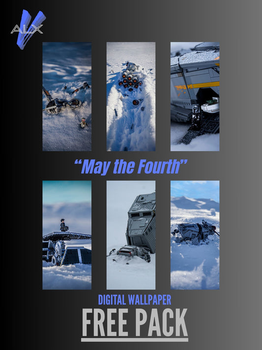 "May the 4th Follower Special" - Free Lego Photography Wallpaper Bundle